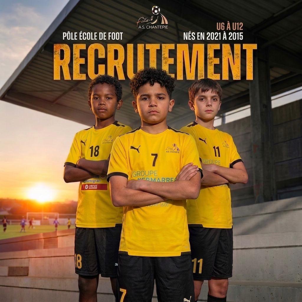 RECRUTEMENT saison 2026-2027 ⚽️